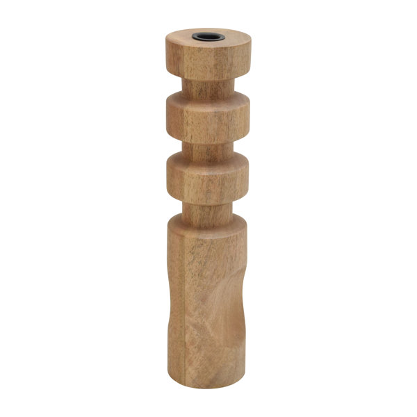 Solid Wood Tabletop Candlestick Birch Lane